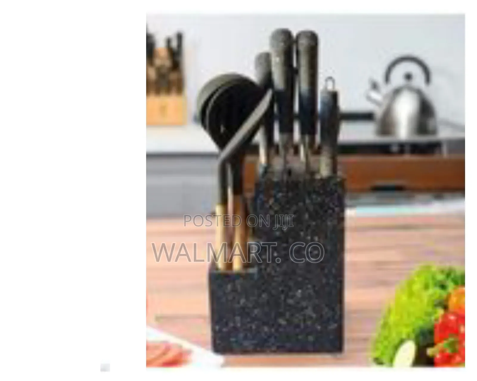 Modern Kitchen Utensil and Knife Set Multicolor