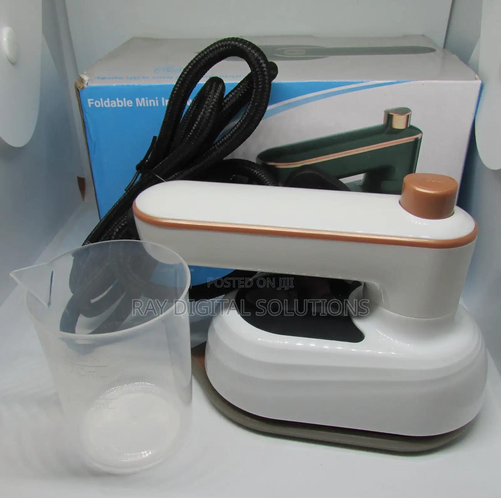 Mini Iron for Clothes, 360 Degree Steam Iron, Wet Dry Ironing