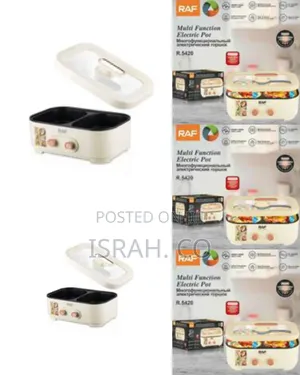 Raf 6l Big Capacity 2 in 1 Multifunctional Electric Hot Pot