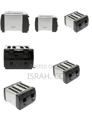Saachi 4 Slice Bread Toaster, Silver