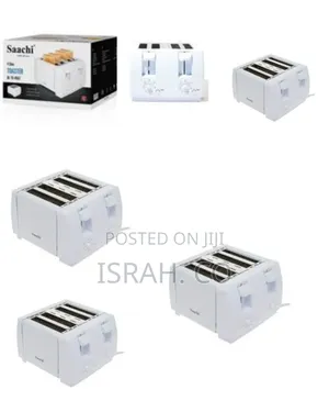 Saachi 4 Slice Stainless Steel Bread Toaster