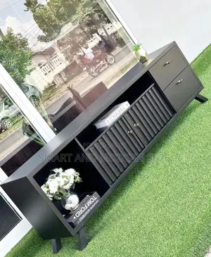 Tv Stand/Tv Stand/ White TVS Stands/5 Feet Long/ Television Unit White