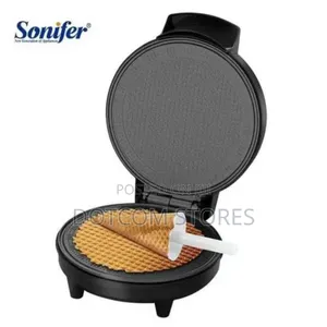 Sonifer Automatic Egg Roll Ice Cream Cone Maker Mini Waffle Maker