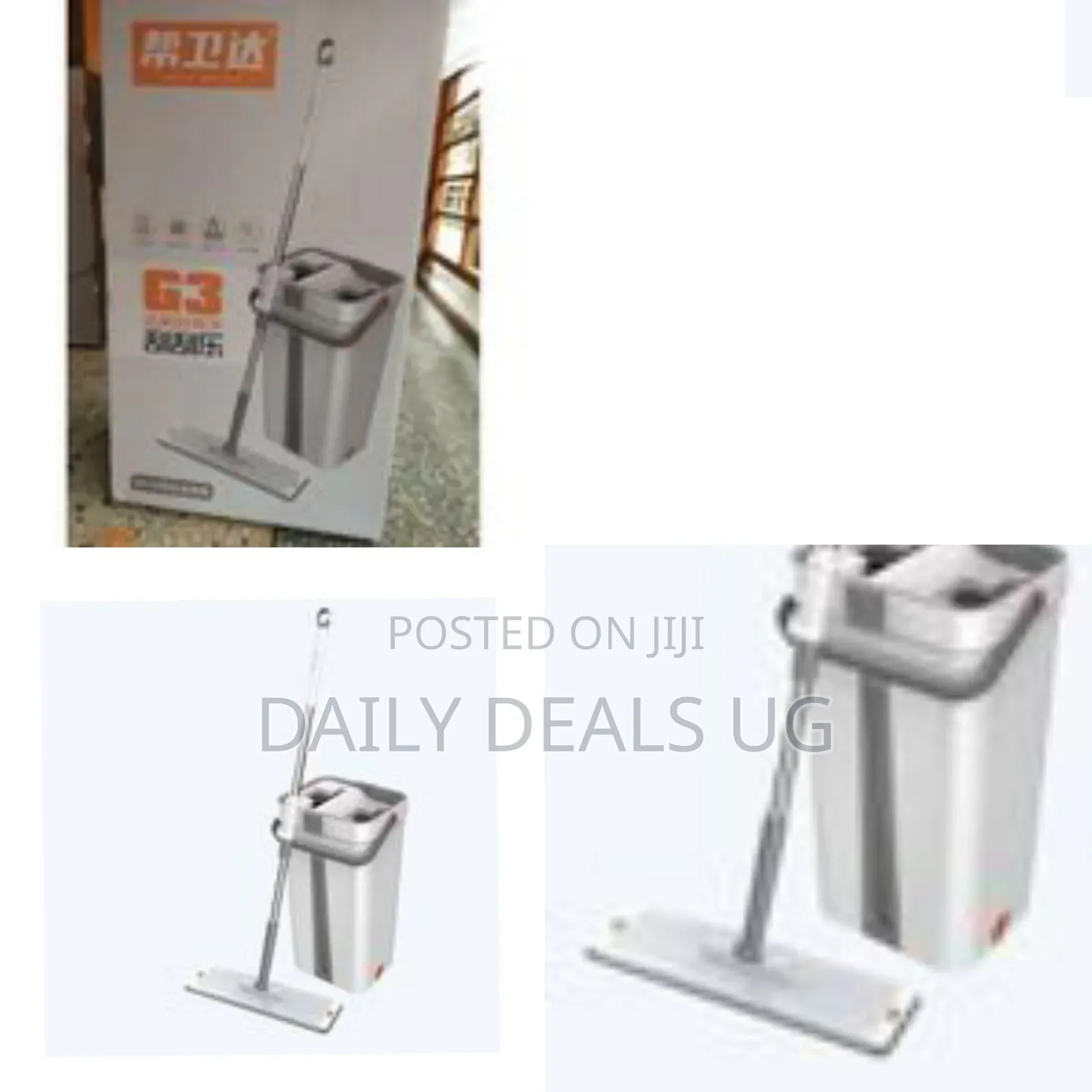 G3 Hand-free Microfiber Flat Mop And Bucket System