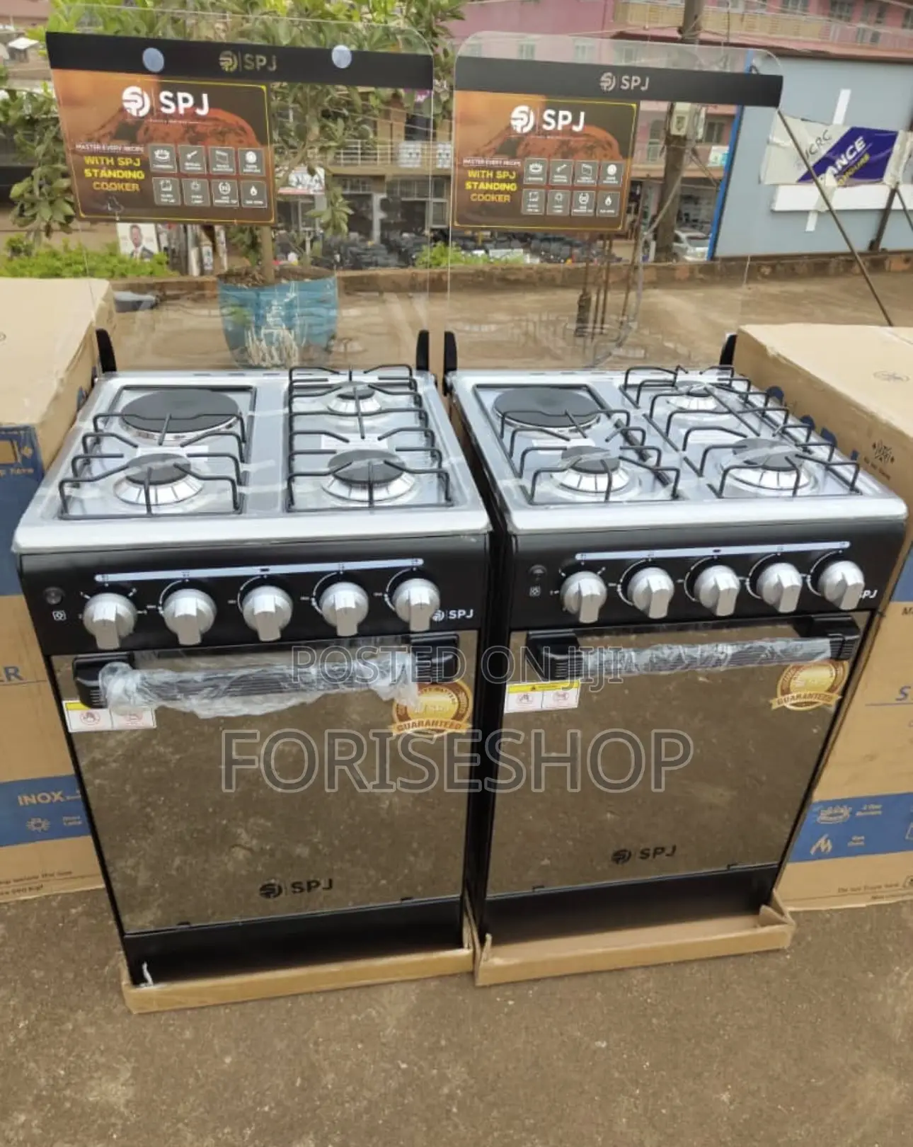 Spj 3 Gas & 1electric Cooker (50by50)Cm