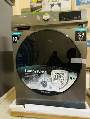 Hisense 10kgs Washing Machines Authentic With 80% Dryer