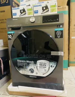 Hisense 10kgs Front Automatic Washing Machine 80% Dryer