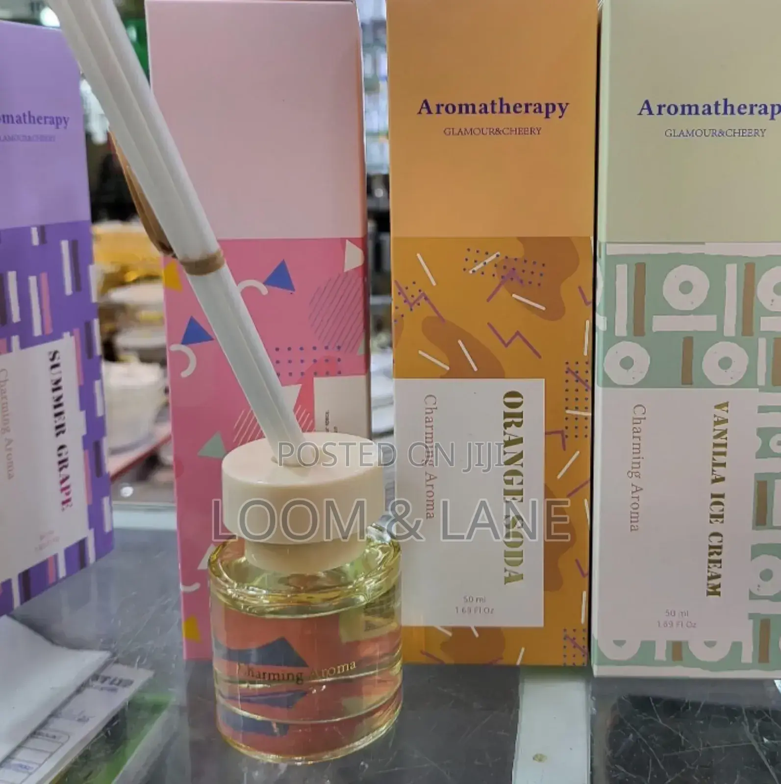 Glamour Cheery Aromatherapy Reed Diffuser Set