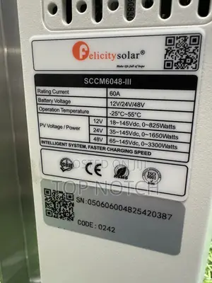 60a Felicity MPPT Solar Charge Controller