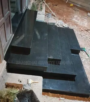 Pearl Black Granite Staircase Entrance Steps – Strong and Beautiful