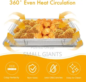 Stainless Steel Air Fryer Basket for Oven
