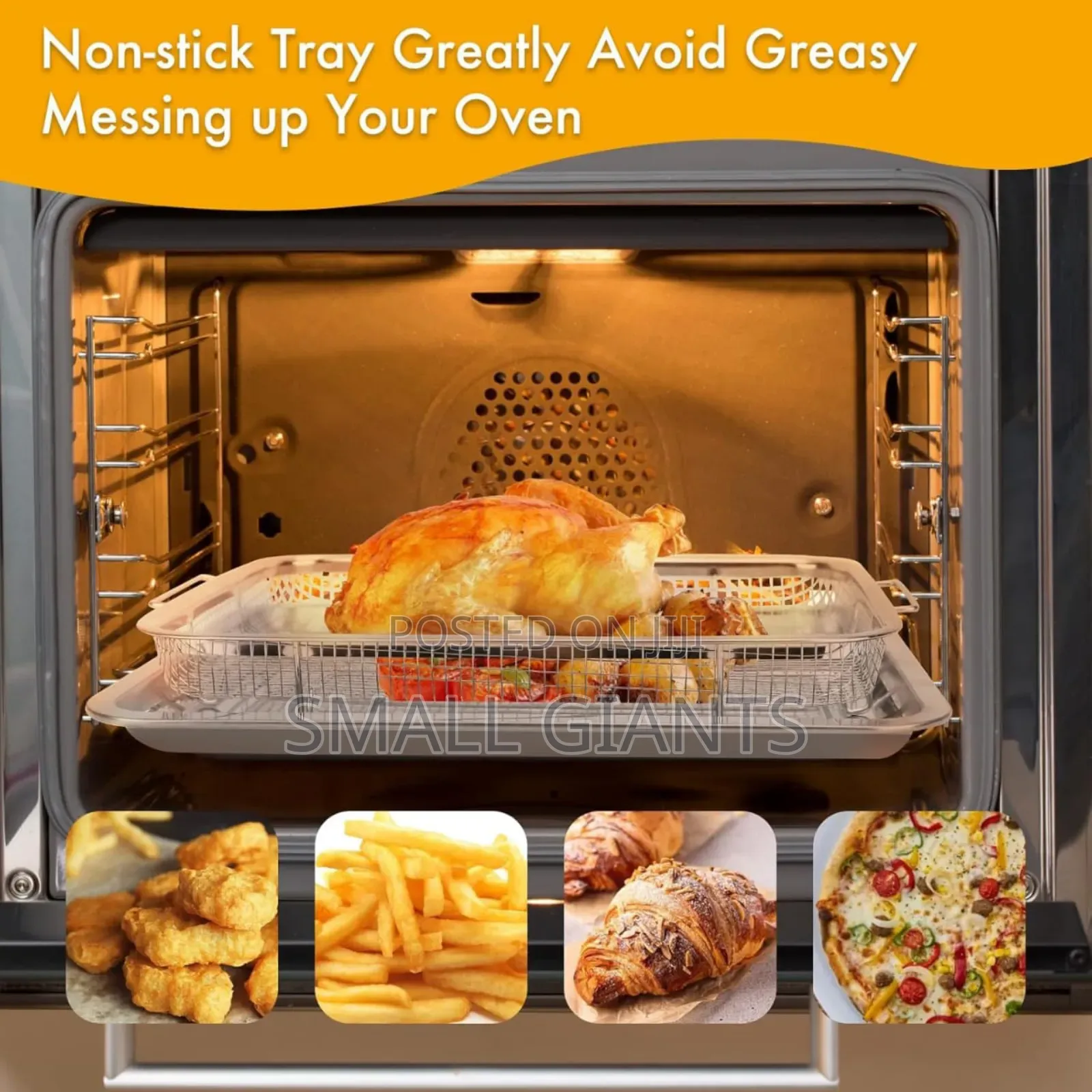 Stainless Steel Air Fryer Basket for Oven