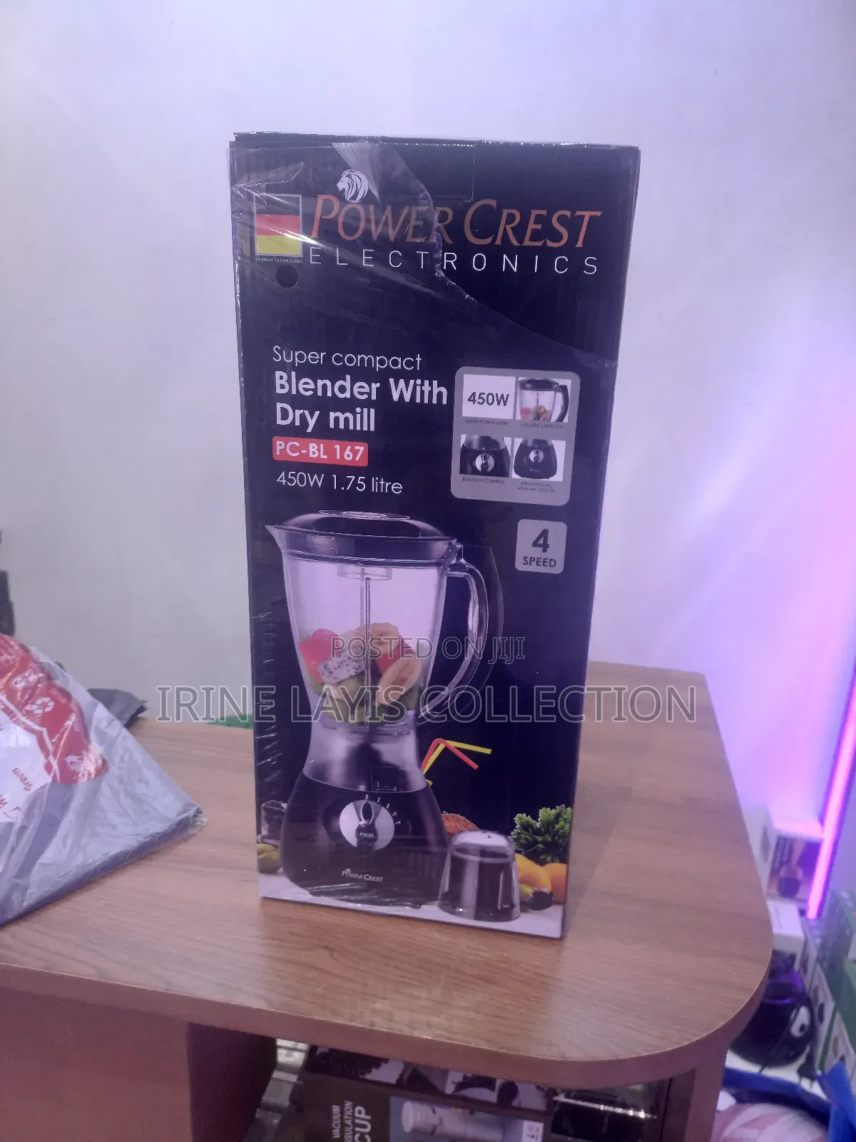 Powercreast Blender With Dry Mill