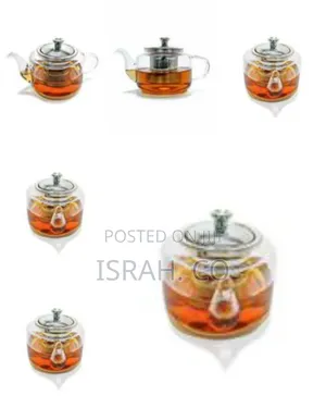 Elegant Glass Teapot With Stainless Steel Infuser - Clear