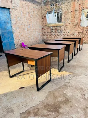 Table With Metallic Stands