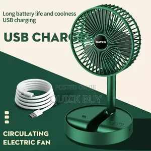 Foldable Rechargeable Electric Desk Fan