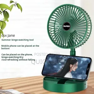 Foldable Rechargeable Electric Desk Fan