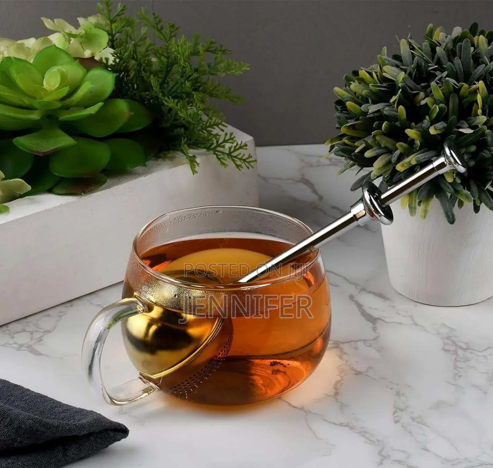 Stainless Steel Telescopic Tea Infuser or Strainer.