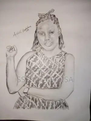 Art Wall Hanging Pencil Ar Portrait