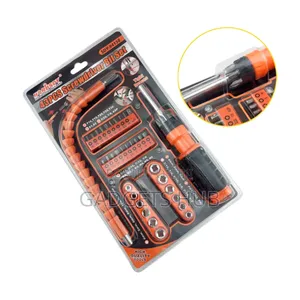 43 PCS Socket Ratchet Wrench Screwdriver Bit Set