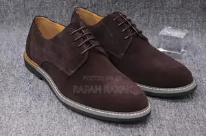 Original Coffee Brown Suede Billionaire Derby Shoes