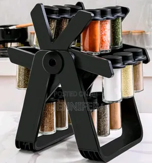 18-jar Rotating Spice Rack