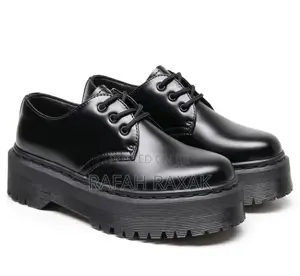Original Black Dr Martens Platform Oxford Chunky Shoes