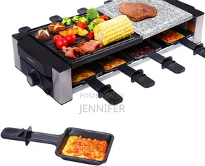 Saysonapps Raclette Grill With Granite Stone Grill Top
