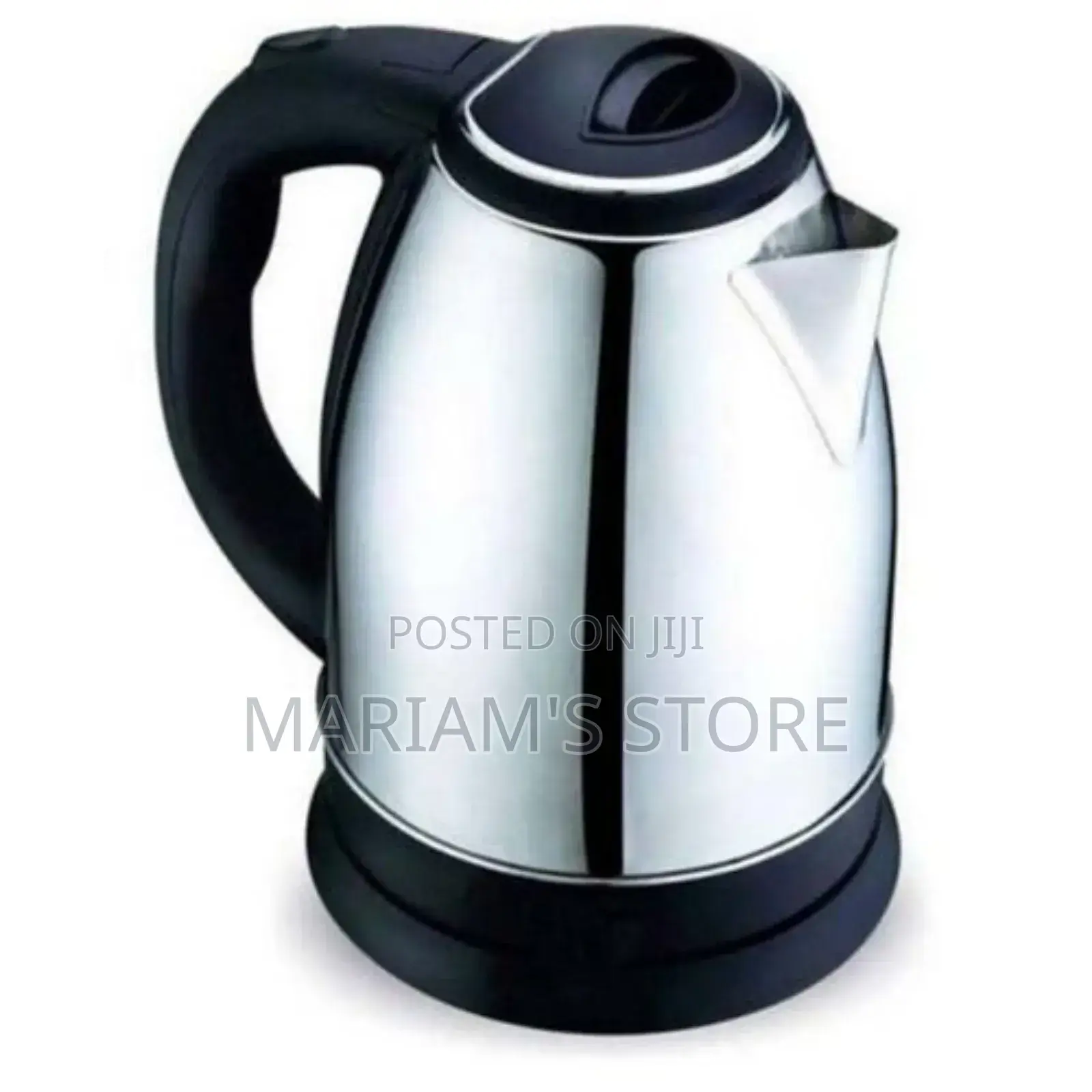 Electric Stainless Steel Kettle 2litres - Black