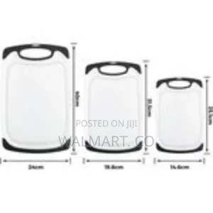 Professional Non Slip Cutting Board Set With Easy Grip Handles