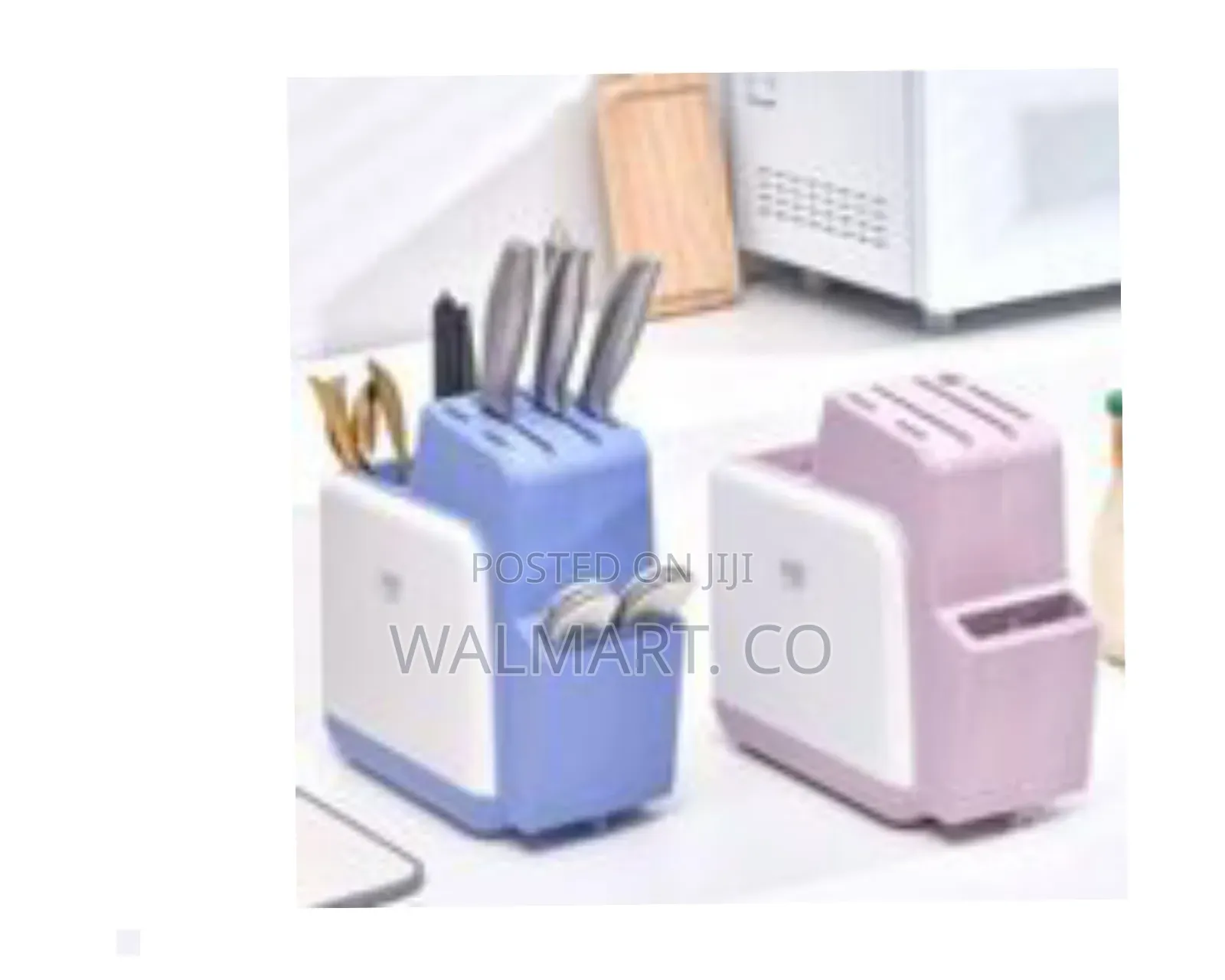 Multifunctional Kitchen Knife Block and Utensil Organizer