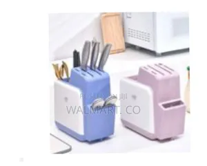 Multifunctional Kitchen Knife Block and Utensil Organizer