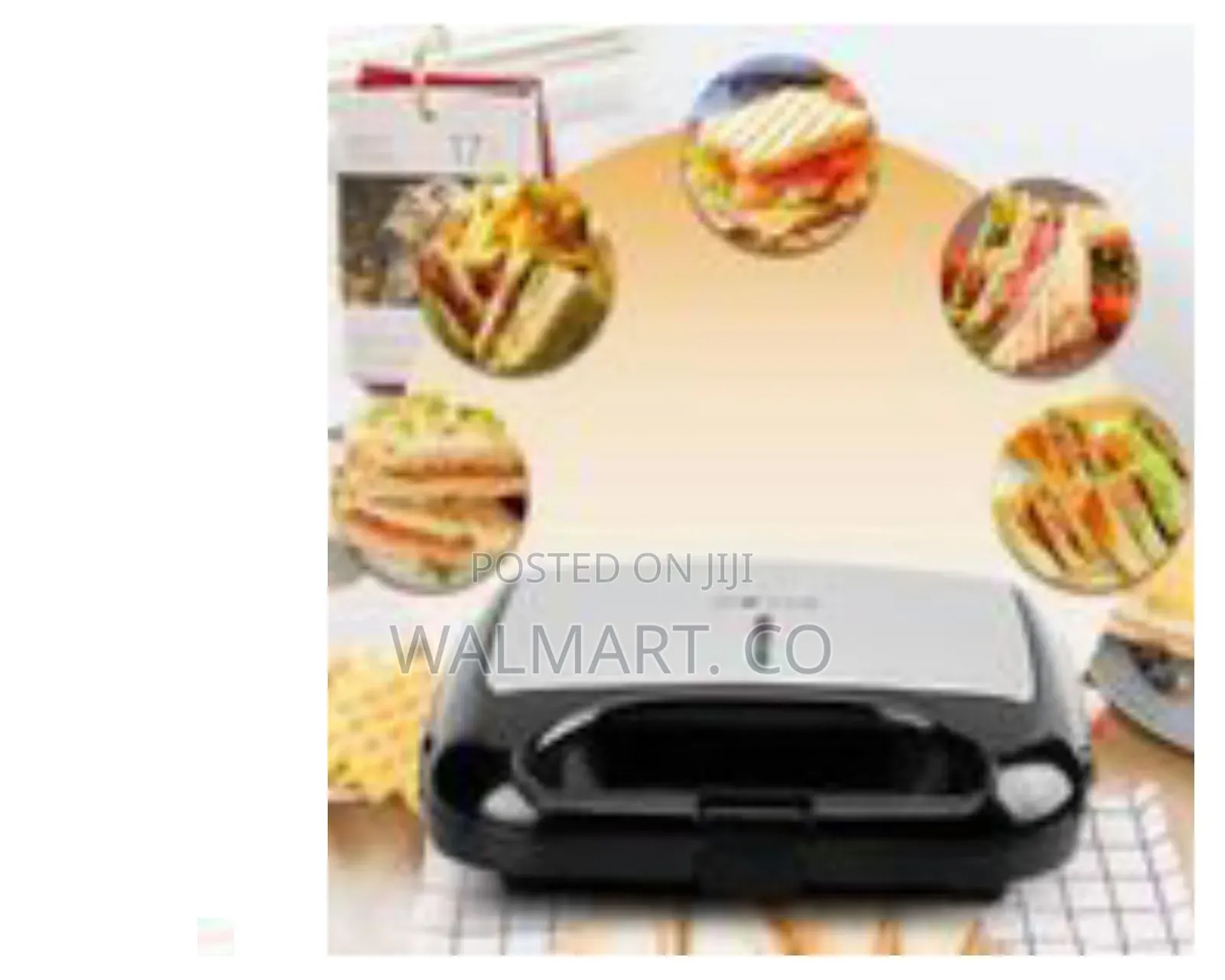 Professional Non Stick Sandwich Toaster and Press Multicolor