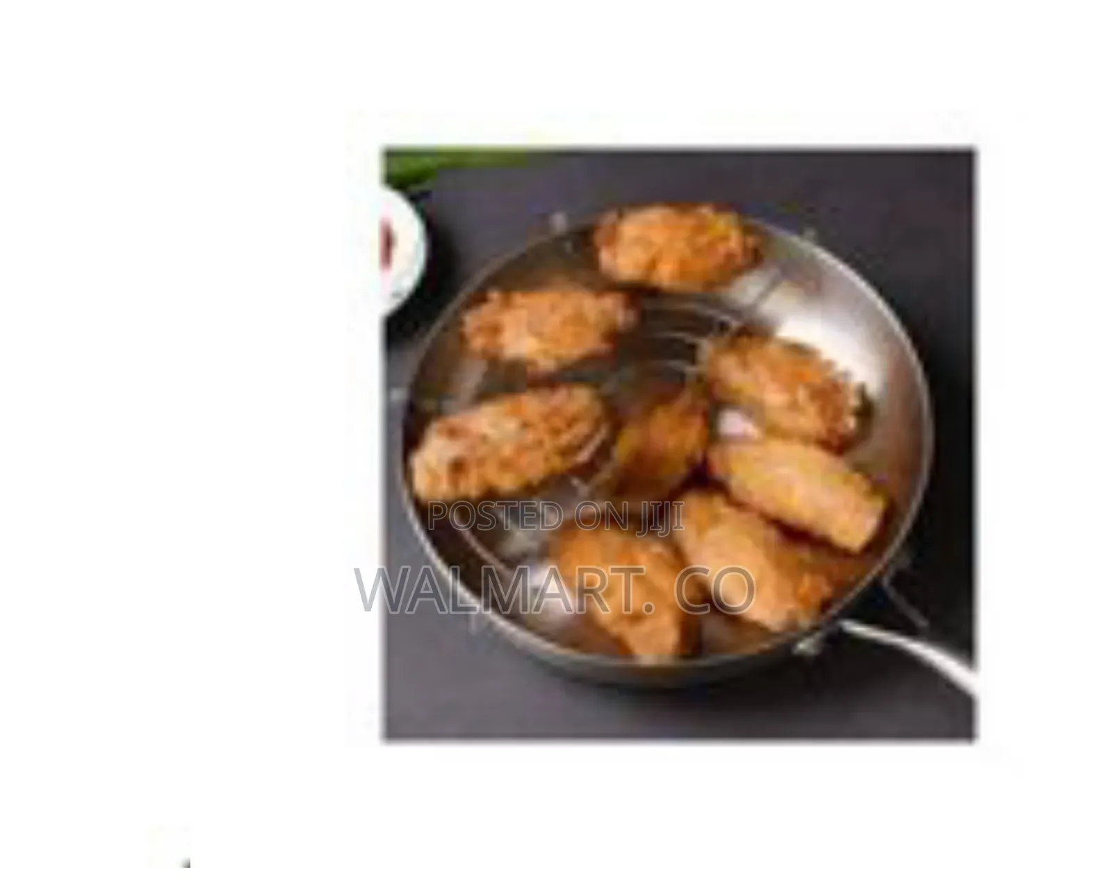 Stainless Steel Frying Pan-Silver