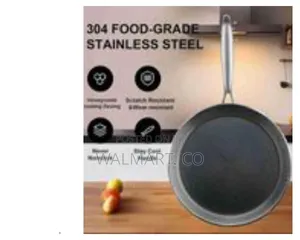 Non Stick Frying Pan With a Honey Comb Pattern