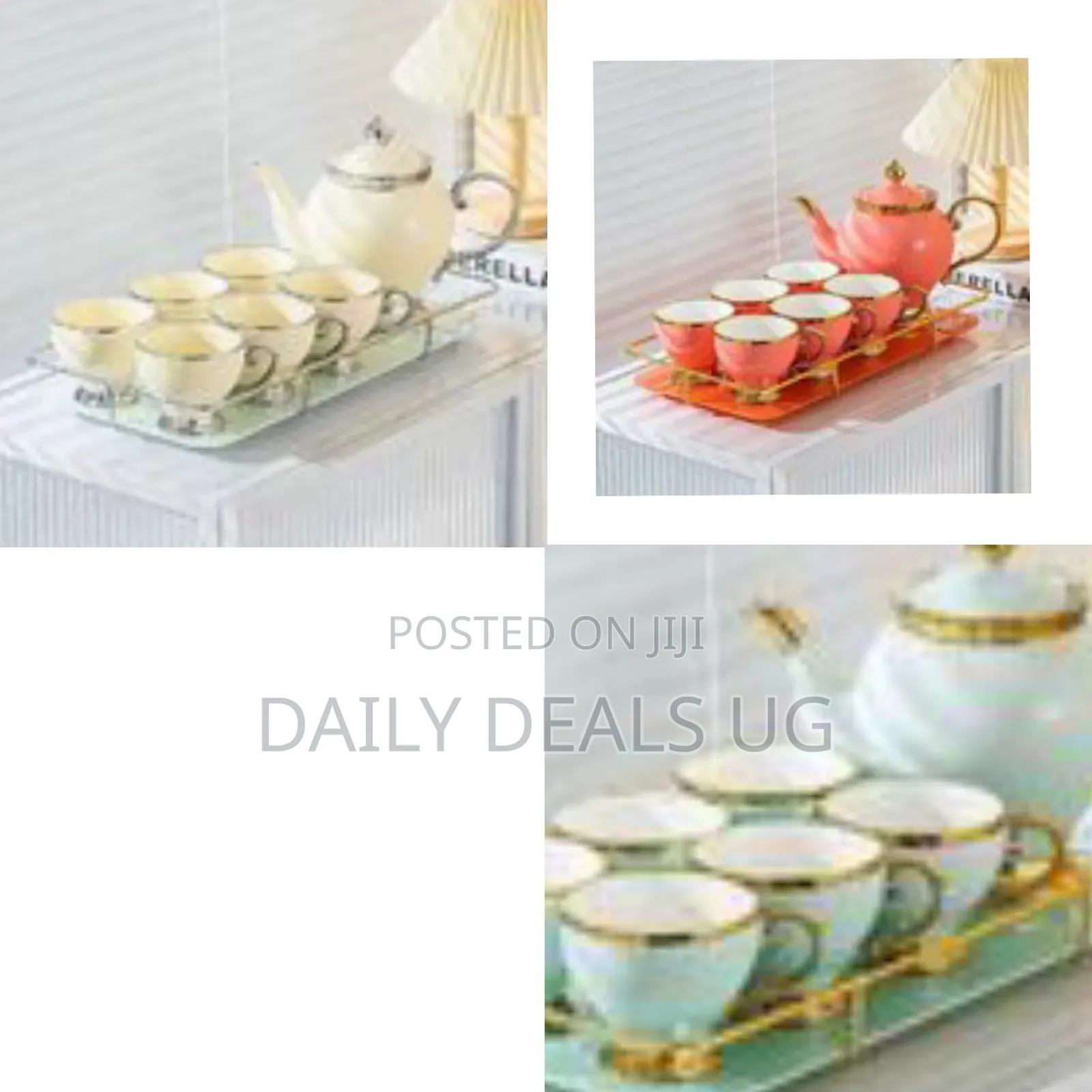 8 Pieces Luxury Ceramic Tea Set