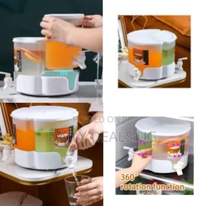 Multi-Compartment Beverage Dispenser - Transparent