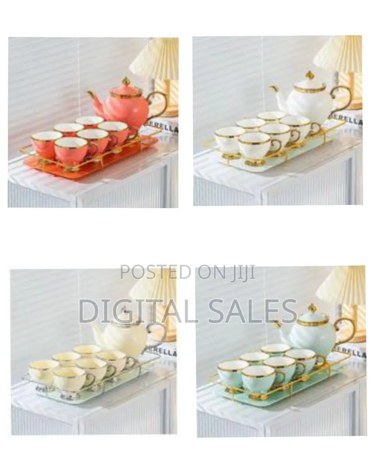 8 Pieces Ceramic Tea Set