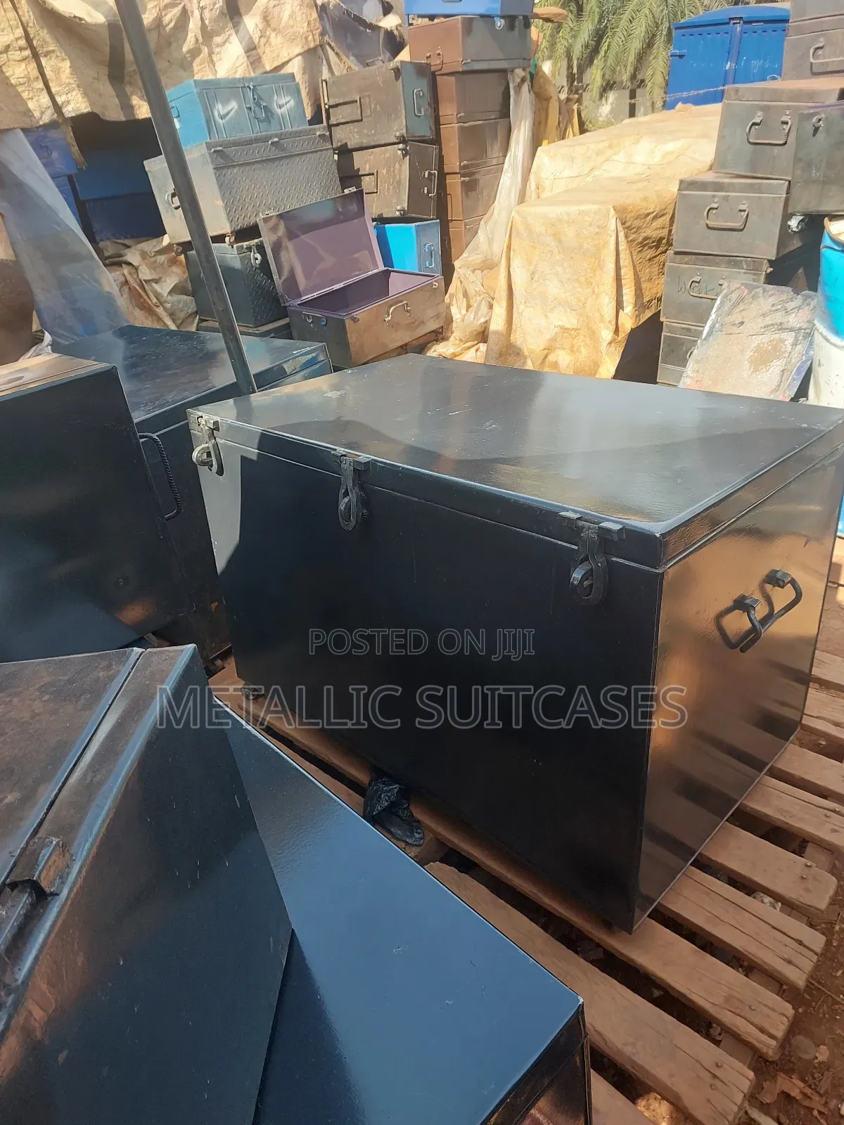 Metallic Storage Trunks