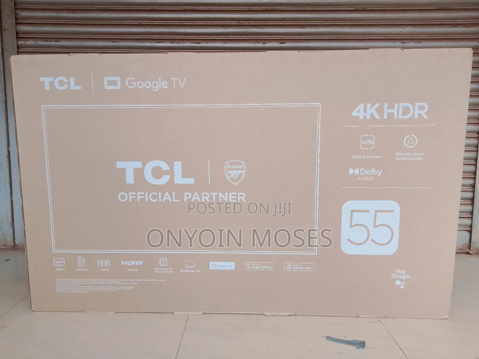 Original TCL 55 Inches HDR Google Tv