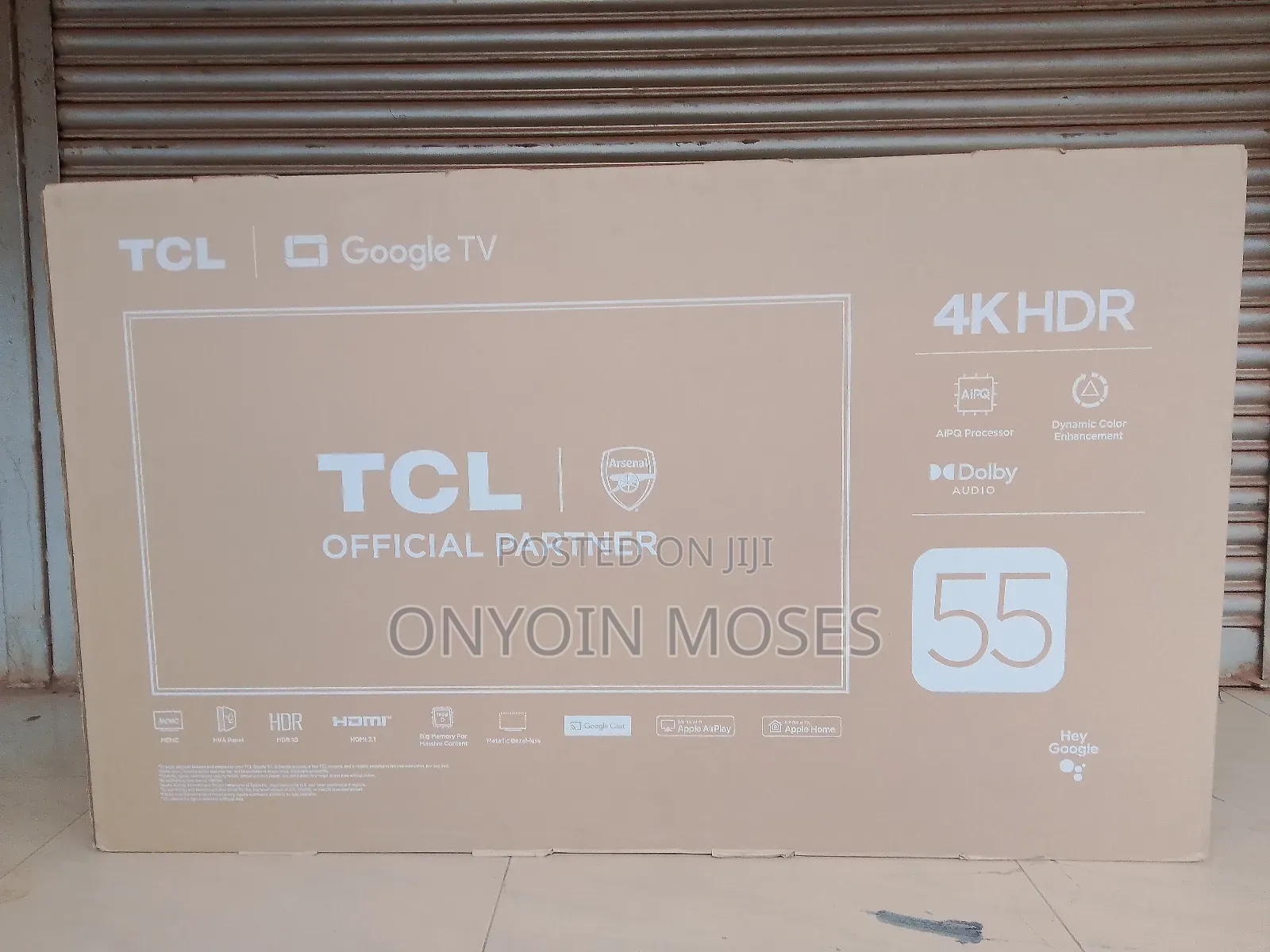 Original TCL 55 Inches HDR Google Tv