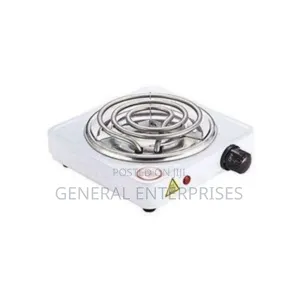 Portable Single-Coil Electric Hot Plate Burner.