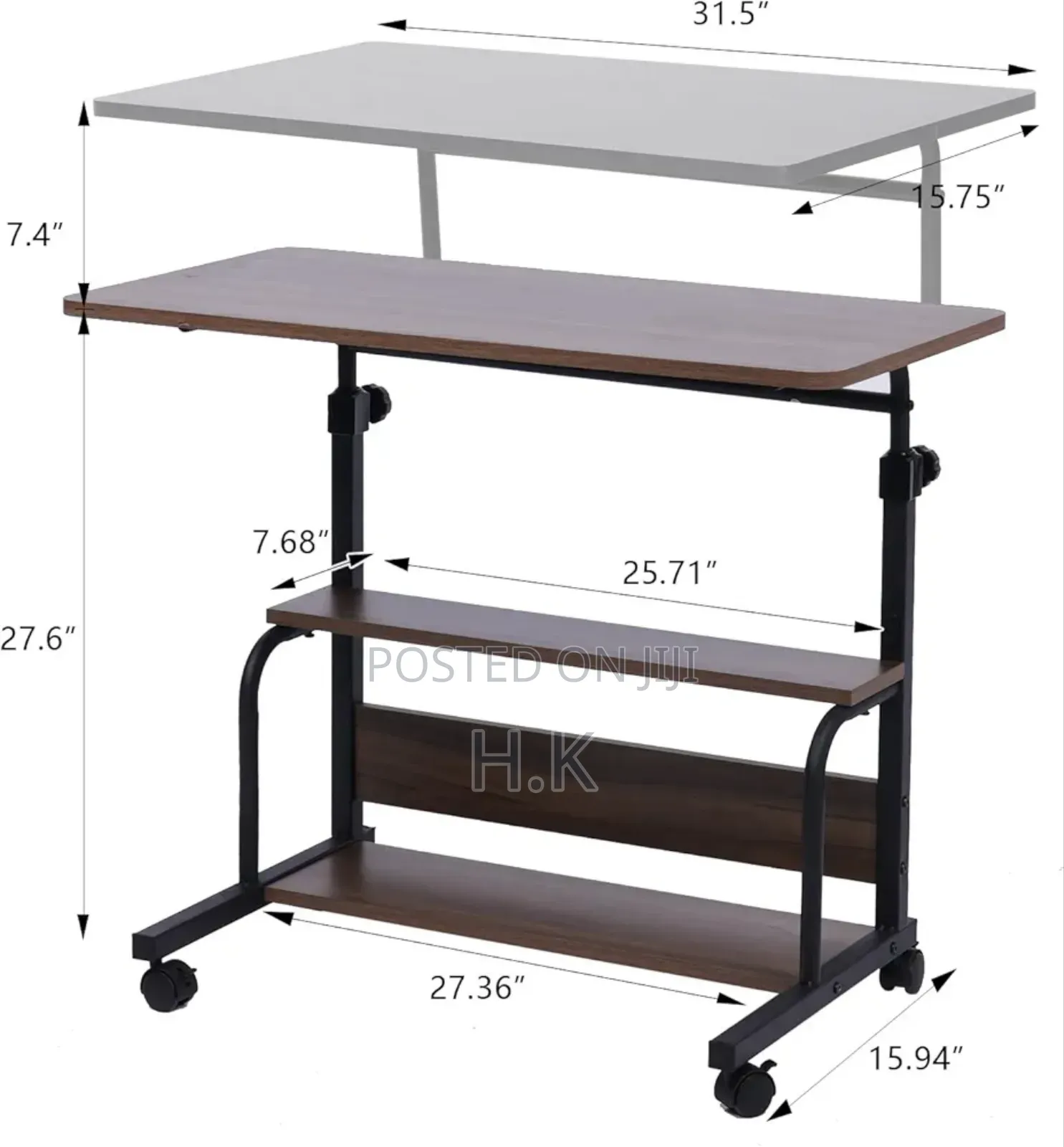 Portable Laptop Desk With Wheels