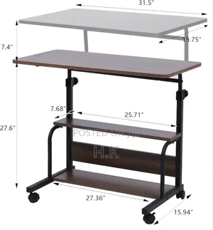 Portable Laptop Desk With Wheels