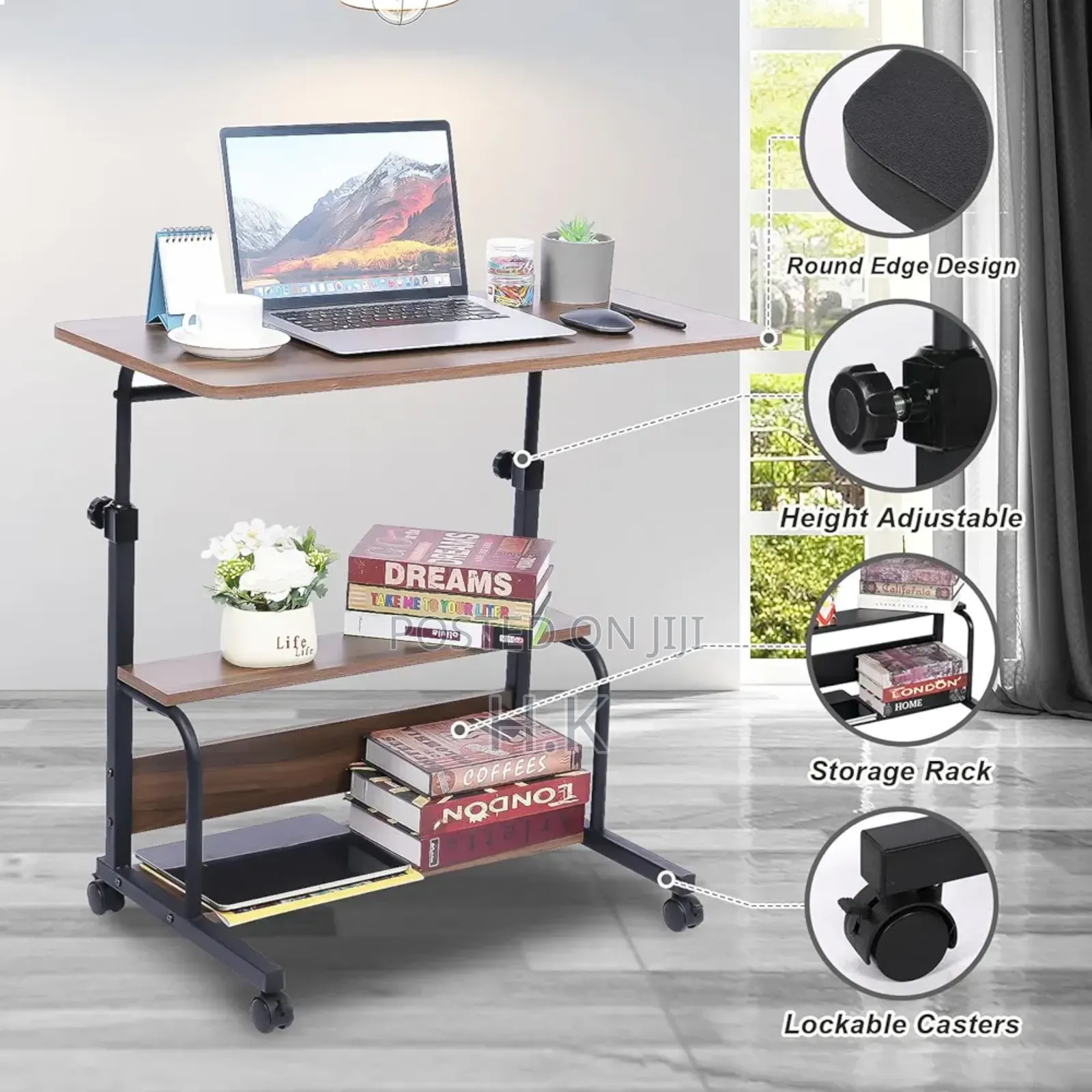 Portable Laptop Desk With Wheels