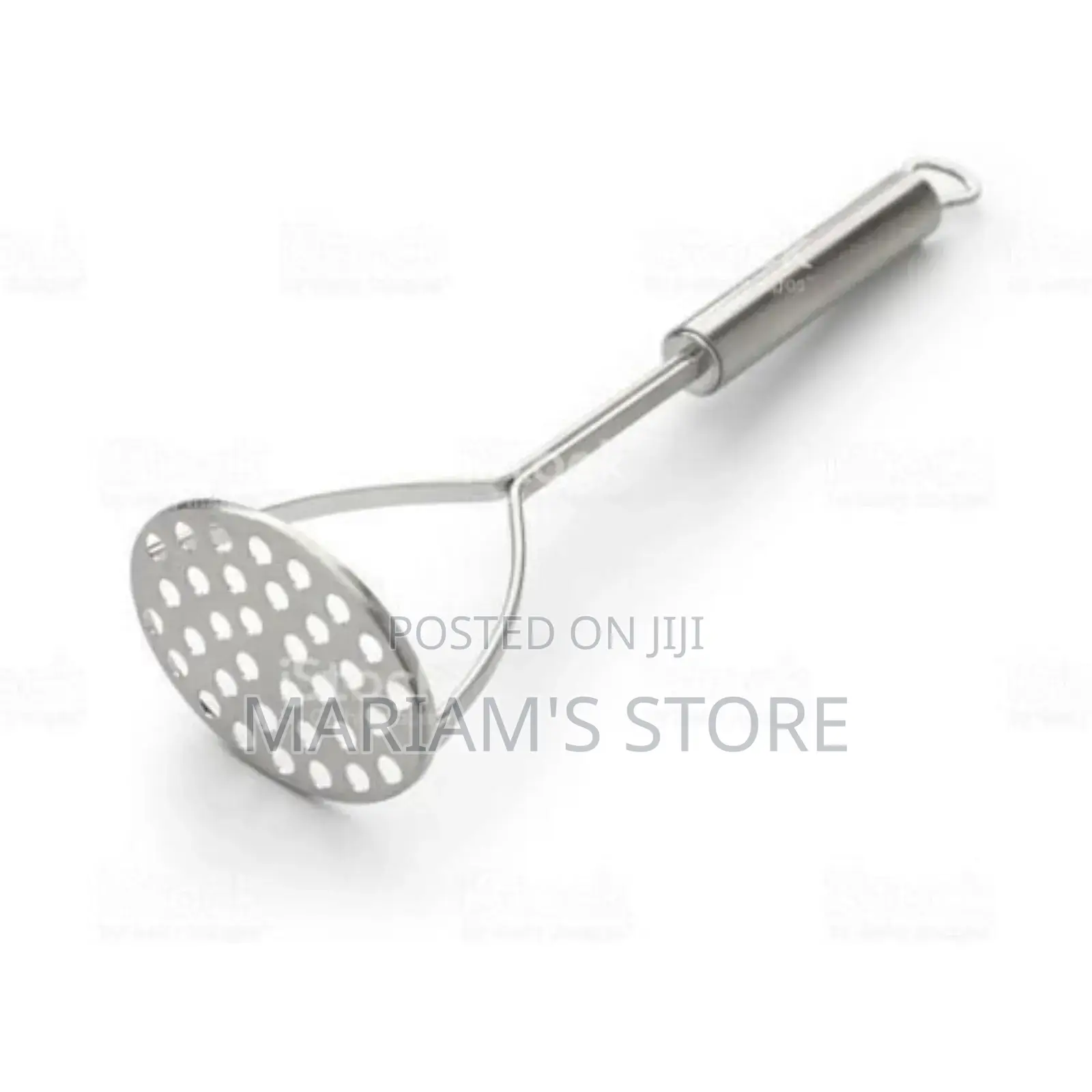 Steel Potato Masher - Silver
