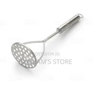 Steel Potato Masher - Silver