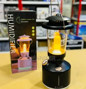 Portable "Lighthouse Camping Light Humidifier".
