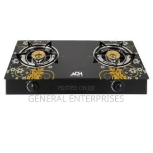 Adh Glass Double Burner Gas Stove.