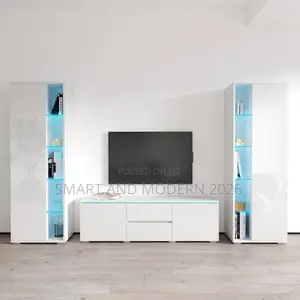 Tv Unit Tv | Modern Wooden Unit | With Storage | Hot Item